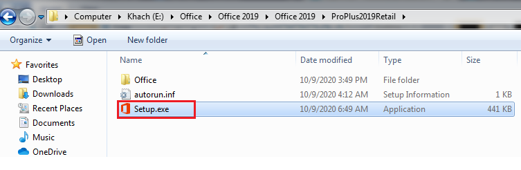 office 2019 setup file