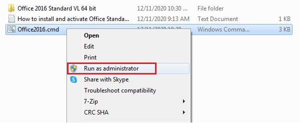 advanced installer run as administrator