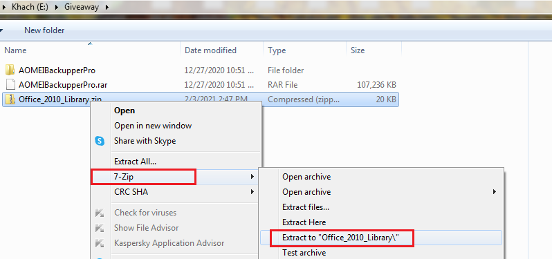 extract Office 2010 license files library