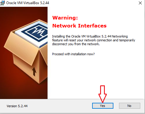 Oracle VM VirtualBox 5.2.44 install