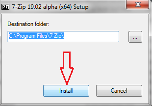 Install 7-Zip