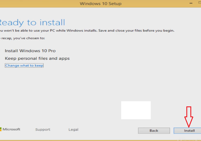 Install Windows 10 from Windows 8.1