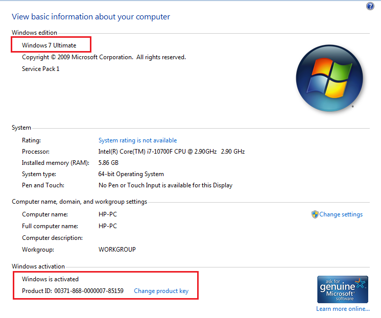 Windows 7 Activator for free